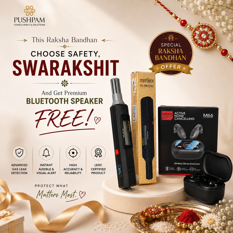 Buy Swarakshit Gas Leak Tester Get Bluetooth Earphone Free