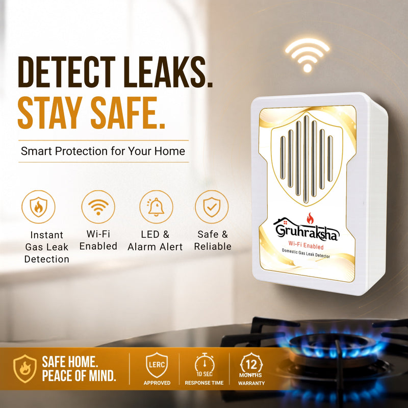 Gruharaksha - Smart WiFi Gas Leak Detector